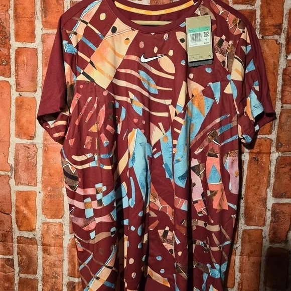 NikeCourt Nike Men’s XL Dri-FIT Tennis Shirt DX5526-620 - Picture 1 of 5